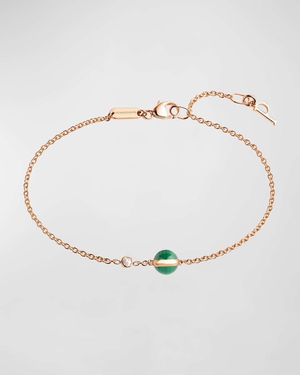 Possession Malachite & Diamond Station Bracelet